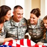 Military family support