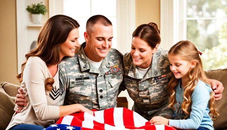 Military family support