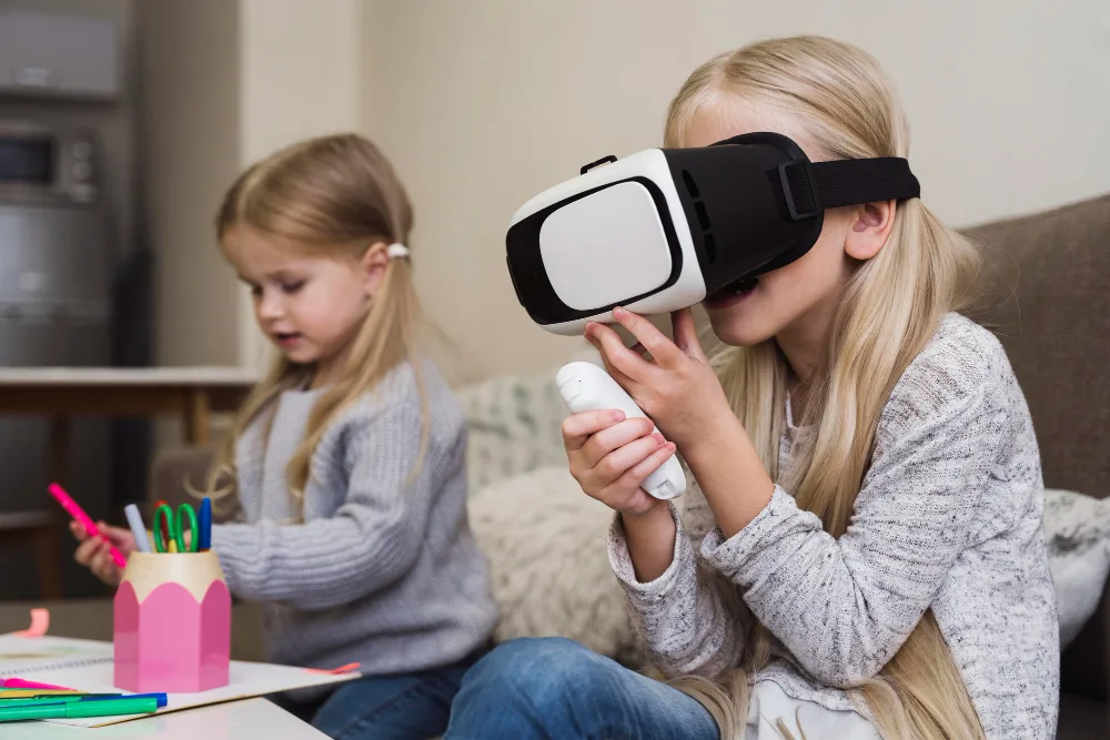 Virtual reality simulation Visual Aids
