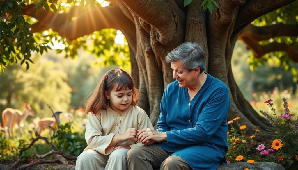 Guiding a troubled child with patience and love