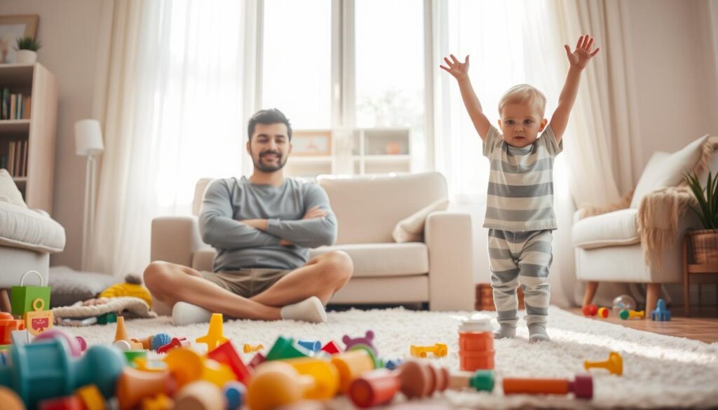 staying calm during tantrums